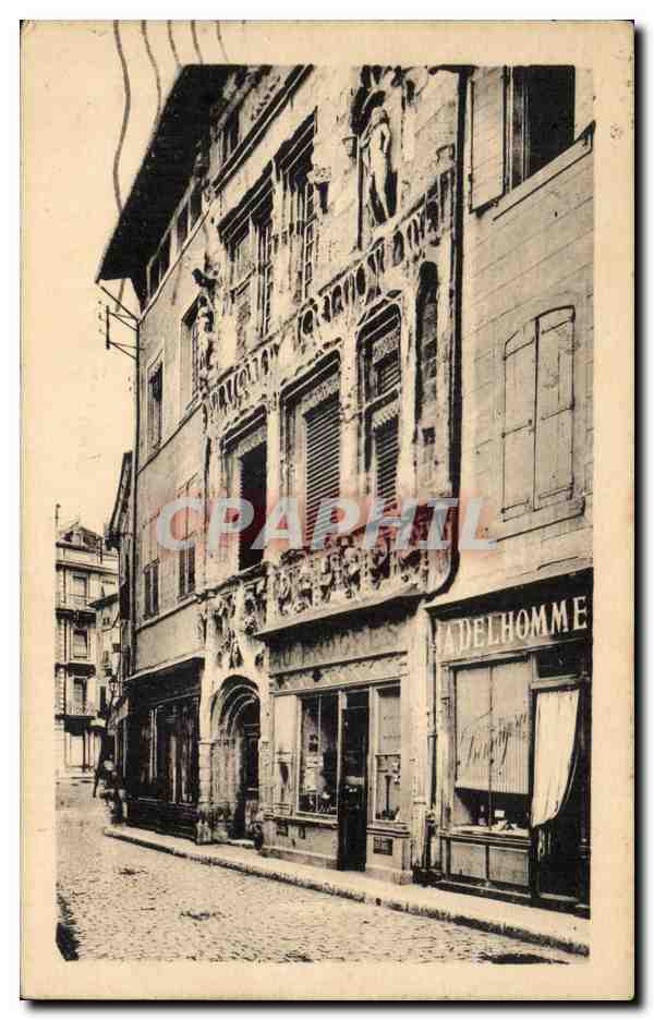 CPA Valence Maison du 16eme dite Masion des Tetes Bonaparte Napoleon