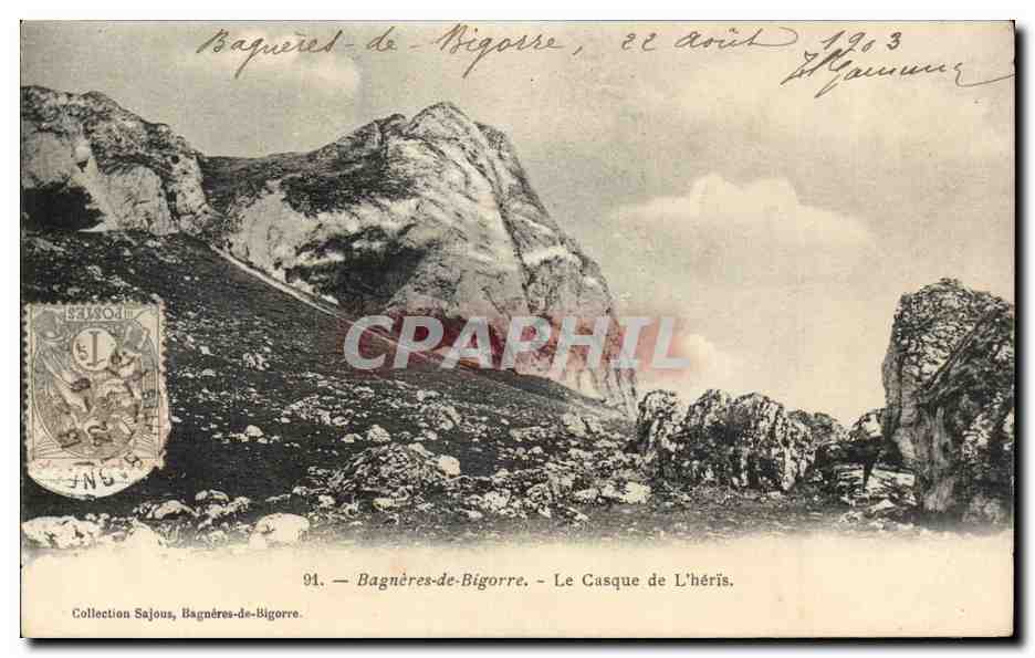 Bagnères-de-Bigorre — Le Casque de L'héris — Collection Sajous, n°91