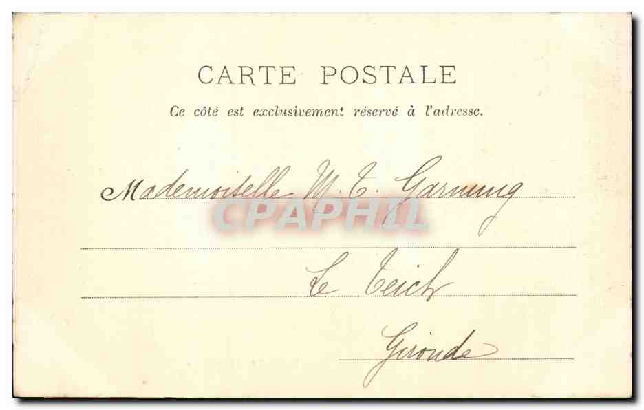 Bagnères-de-Bigorre — Le Casque de L'héris — Collection Sajous, n°91 — Verso