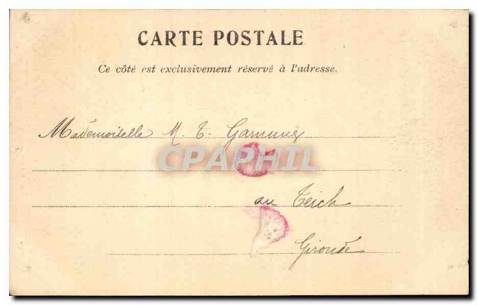 Luchon — La Tour de Castel-Vicilh — éditeur Luchon, n° 17 — Rückseite