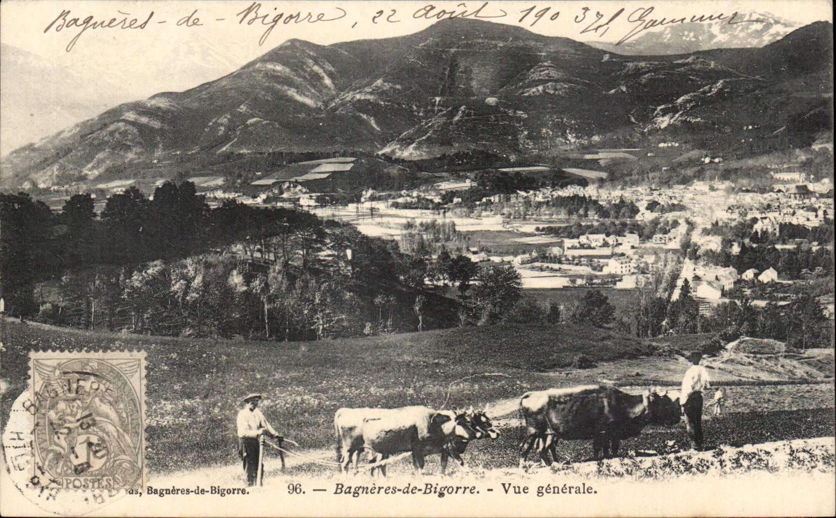 Bagnères-de-Bigorre — Vista general — Bagnères-Postes, n° 96