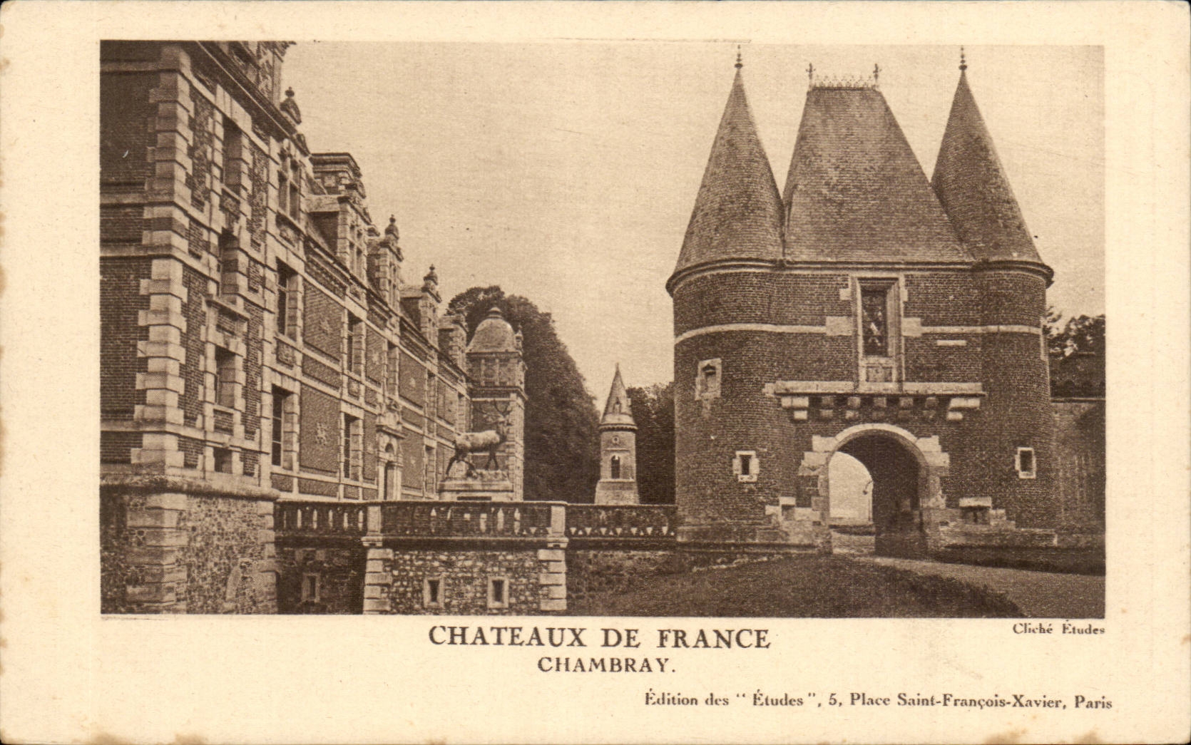 Châteaux de France — Chambrey — Édition des 'Études', 5, Place Saint-François-Xavier, Paris