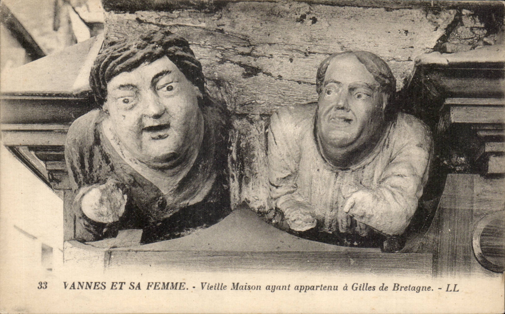 VANNES ET SA FEMME — Vieille Maison ayant appartenu à Gilles de Bretagne — LL