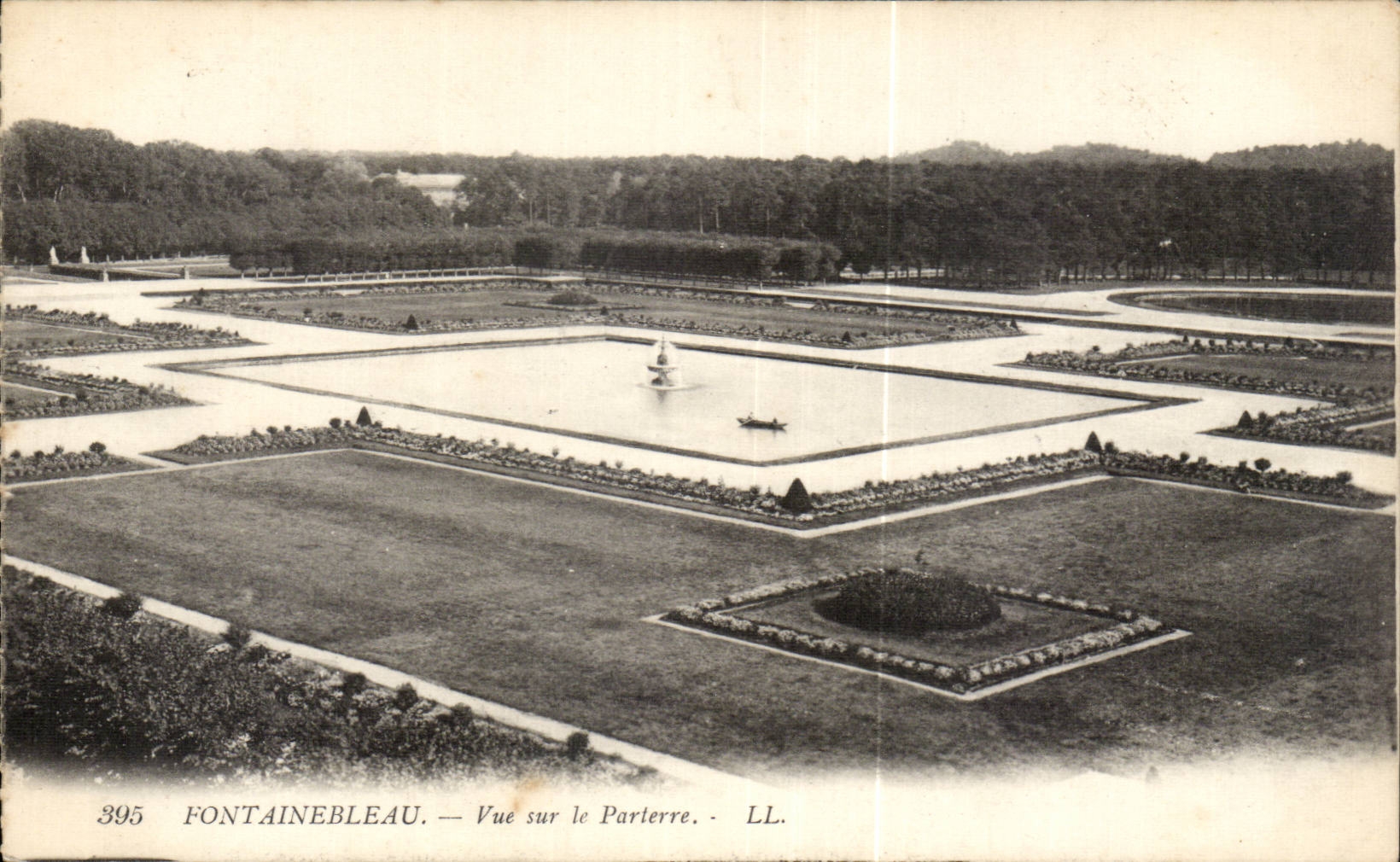 Fontainebleau — Vista del Parterre — LL. n°395