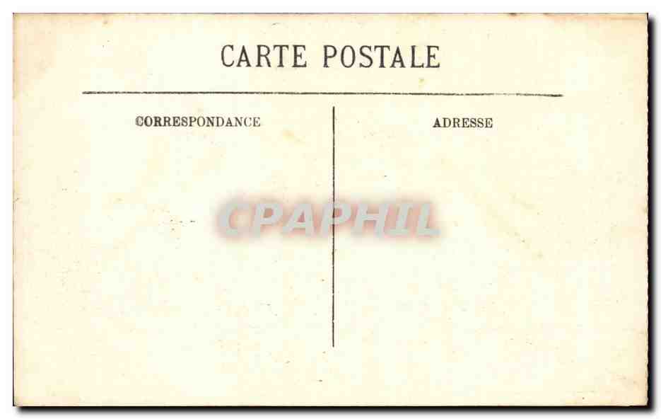 Fontainebleau — Vista del Parterre — LL. n°395 — Reverso