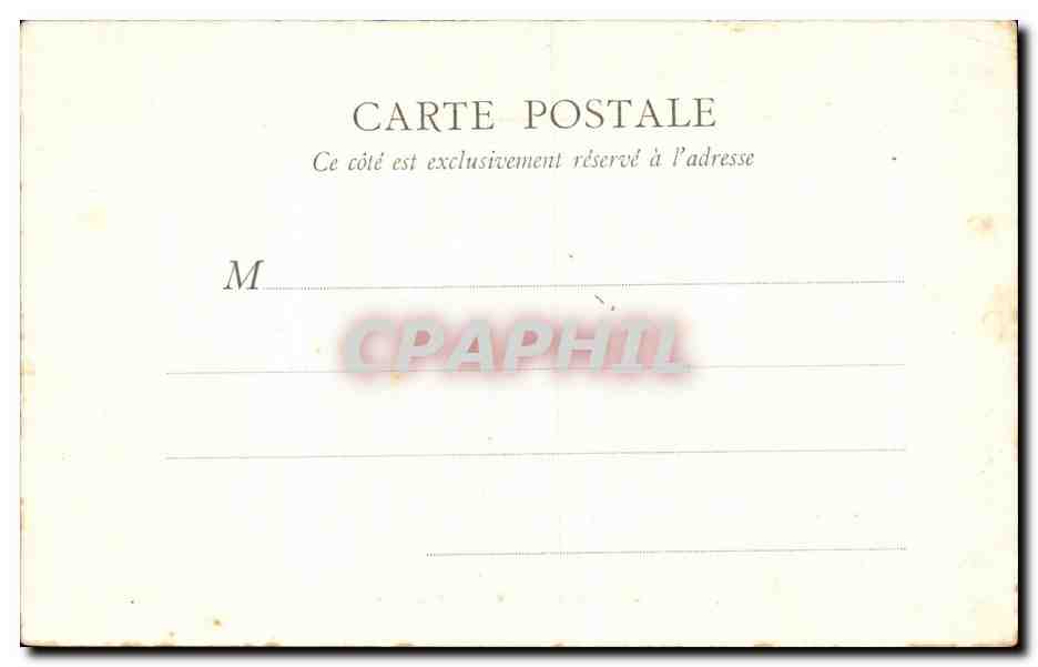 CPA Rouen Eglise Saint Vincent — Verso