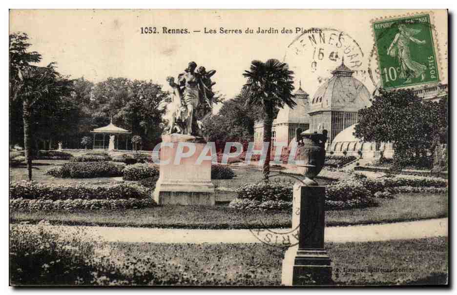CPA Rennes Les serres du jardin des plantes