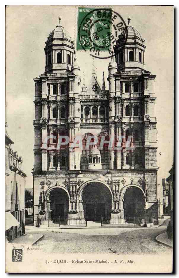CPA Dijon Eglise Saint Michel