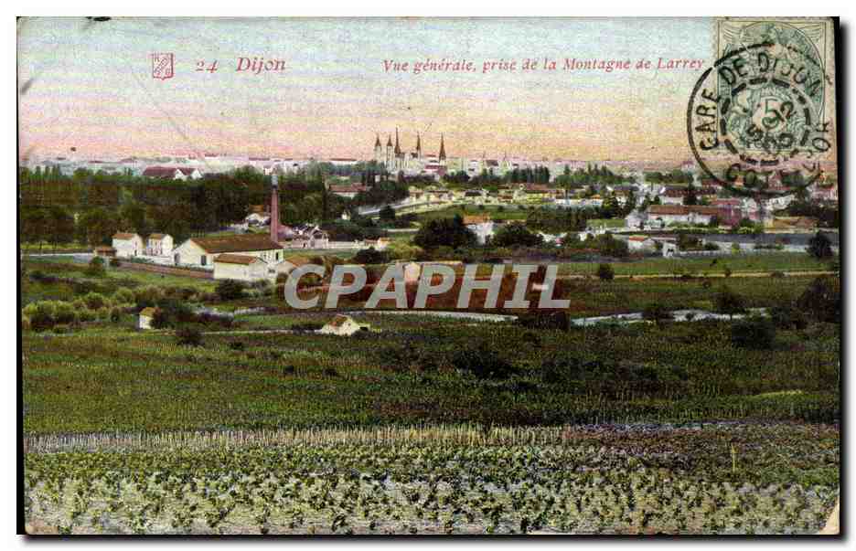 CPA Dijon Vue generale prise de la montagne de Larrey