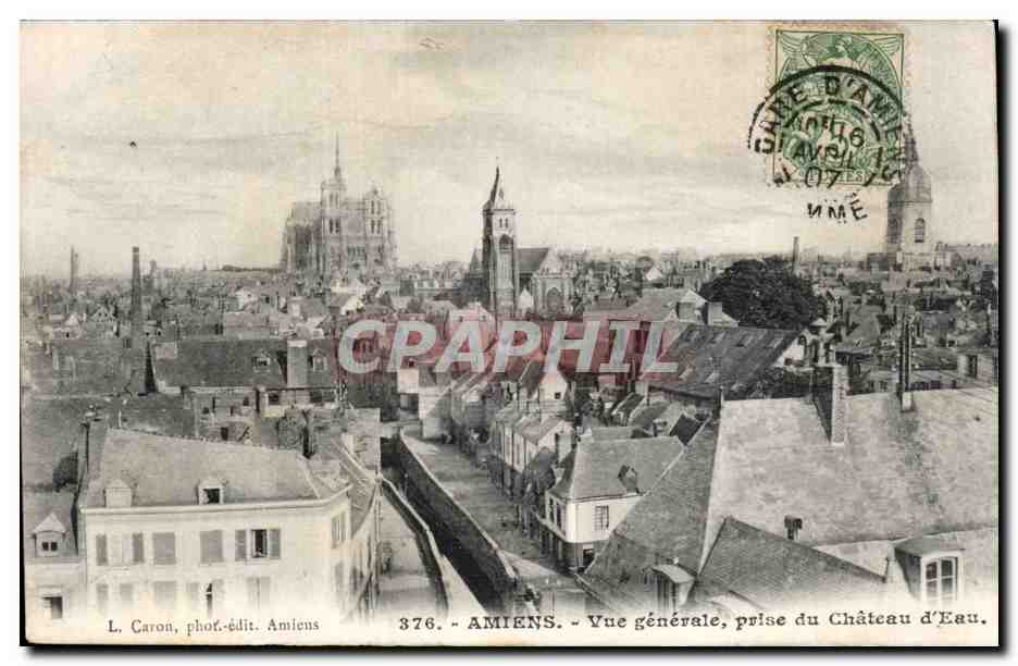 CPA Amiens Vue generale prise du chateau d'eau