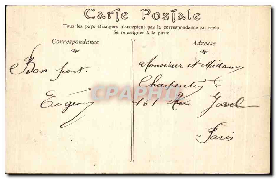 Chartres - Vue sur l'Eure, prise de la Courtillle — ND Phor — Verso