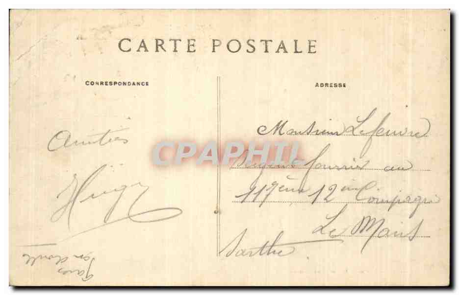 CPA Chaumont Le viaduc et le pont Train — Rückseite