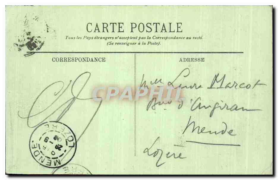 CPA Le Havre Vue generale et la nouvelle jetee — Rückseite