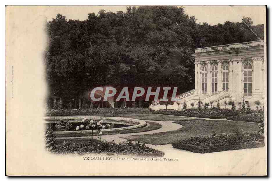 CPA Versailles Parc et palais du grand Trianon