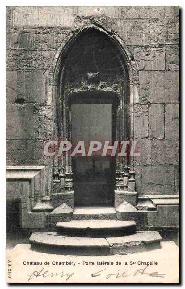 Château de Chambéry - Porte latérale de la Ste Chapelle — Henry Coic de