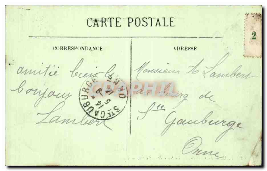 Pau — Le Château — La Salle des Officiers — LL. — N° 62 — Verso