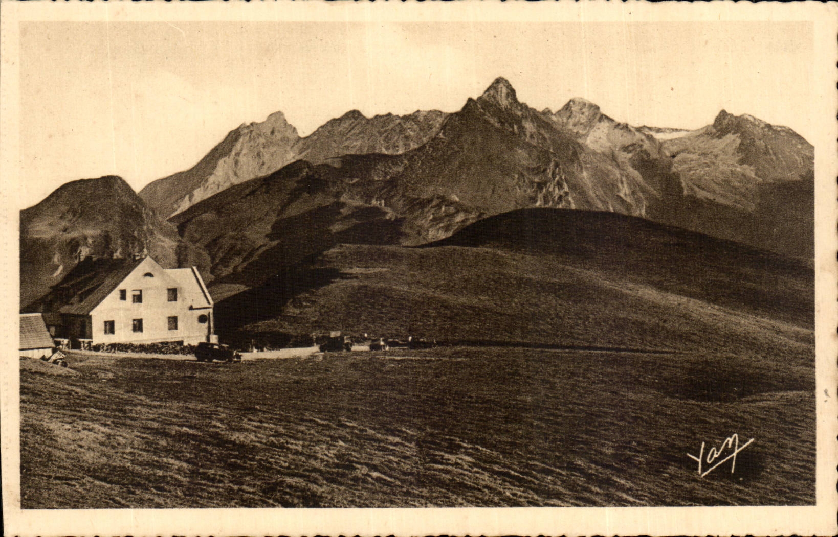 Le Col d'Aubisque — Route thermale N°3, Eaux-Bonnes à Argelès-Gazost — Vue magnifique — Édition Photo Quinault, Lourdes