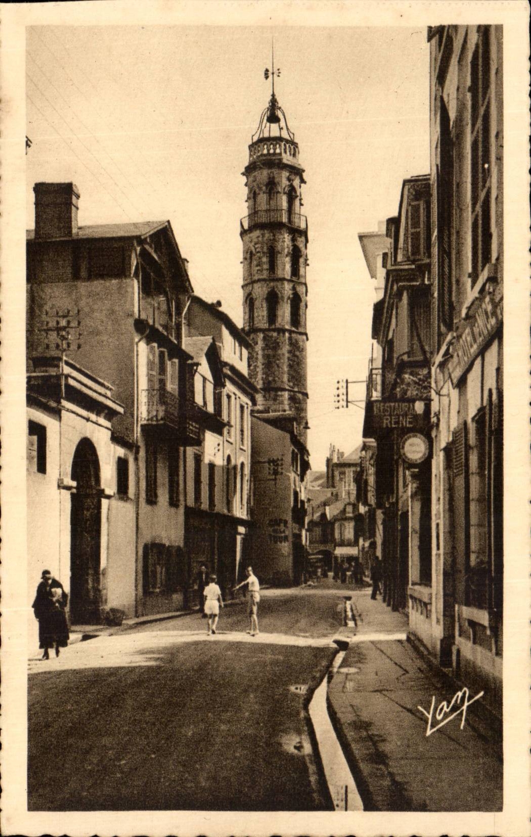 Bagnères-de-Bigorre — Die Turm der Jakobiner — Verleger Quinaull, Lourdes, n° 318