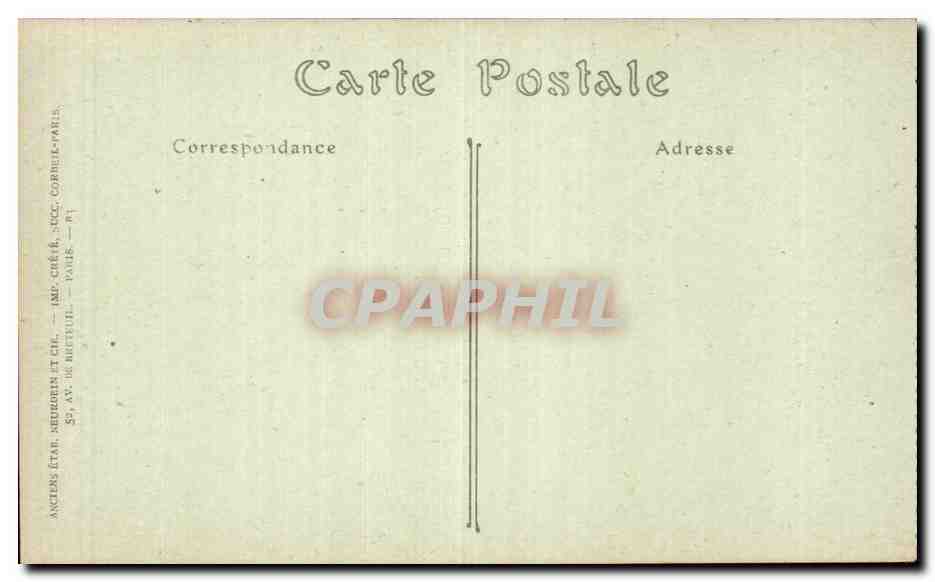Pau — L'Hôtel Gassion et l'Église Saint-Martin — Imp. Chéhé, Paris — Reverso
