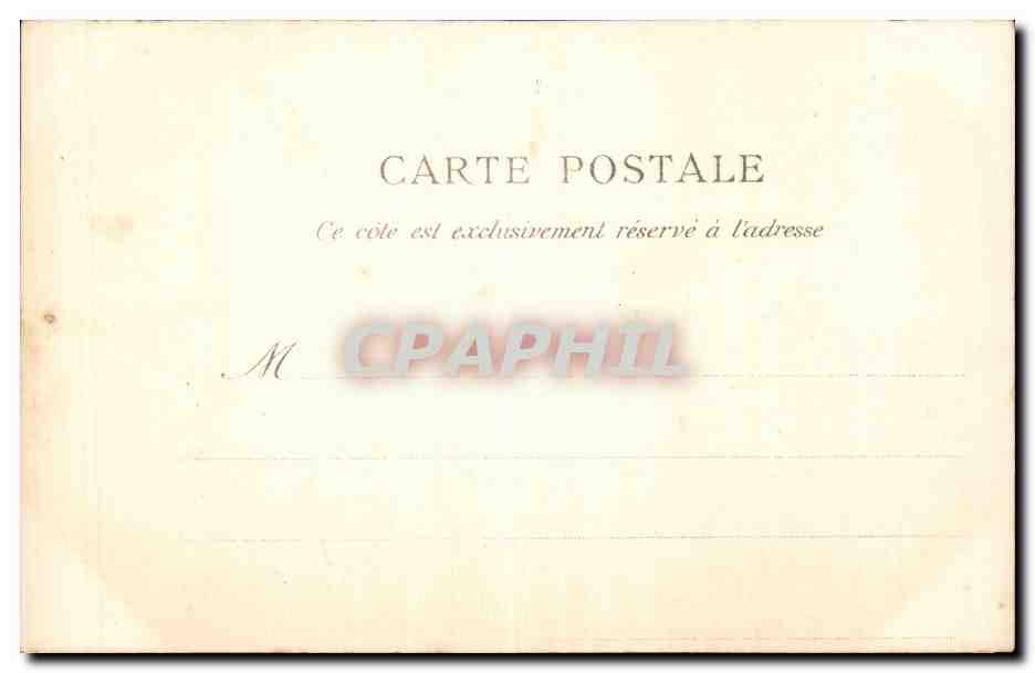 CPA Lourdes La grotte primitive  — Verso