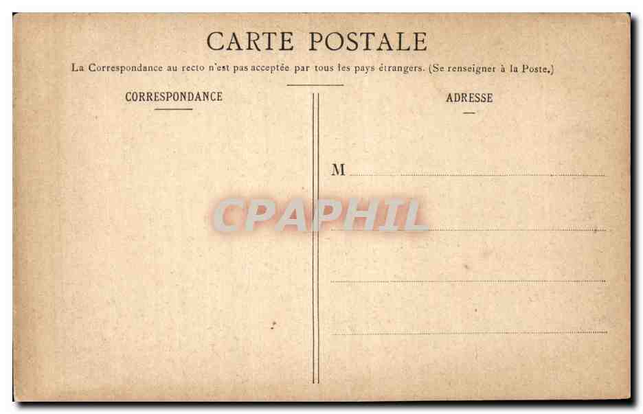 CPA Lourdes Basilique et le rosaire — Verso