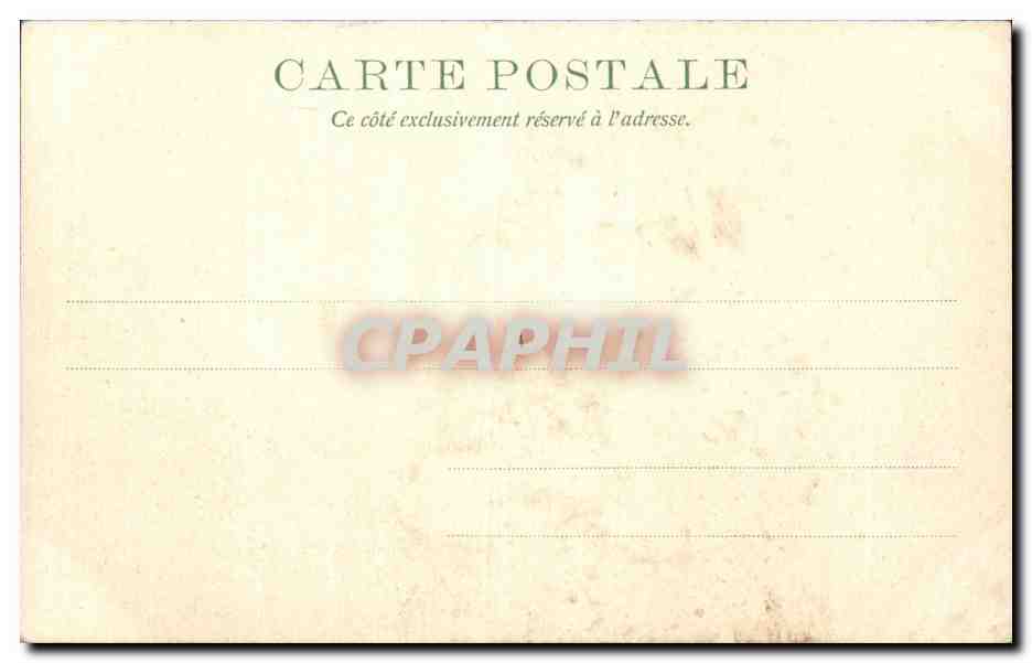 CPA Biarritz Roches des Therems marins — Verso