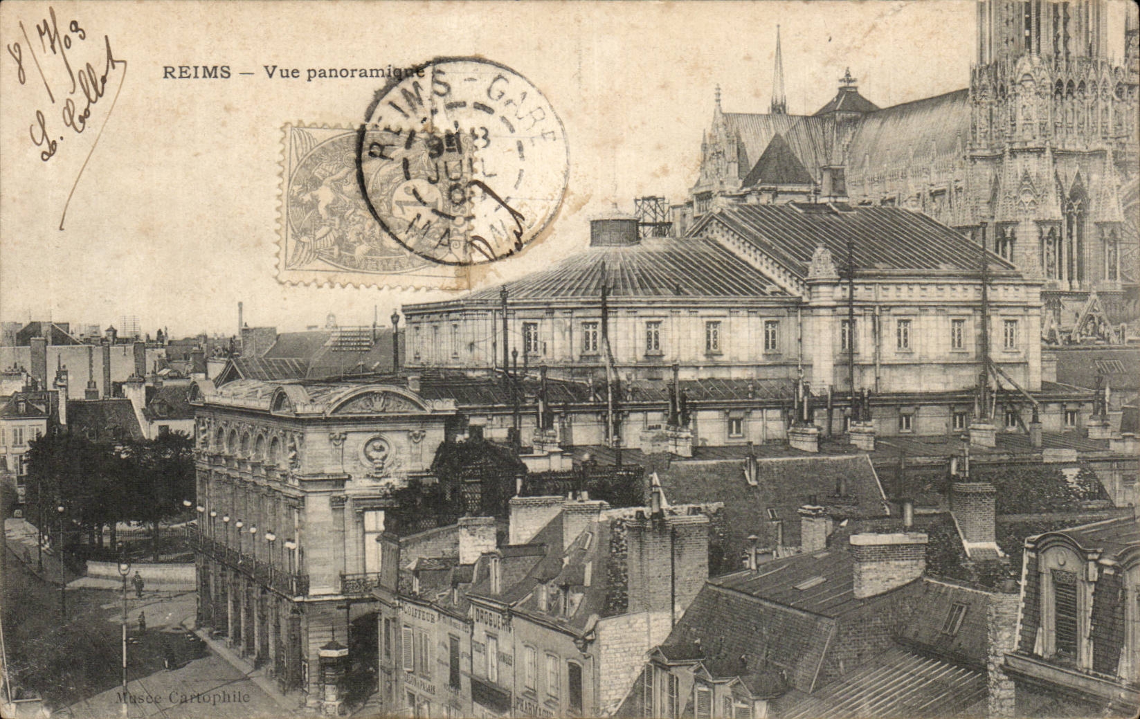 CPA Reims Vue panoramique