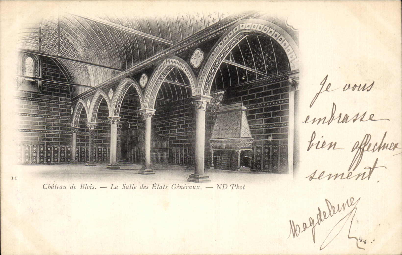 CPA Chateau de Blois La salle des Etats Generaux