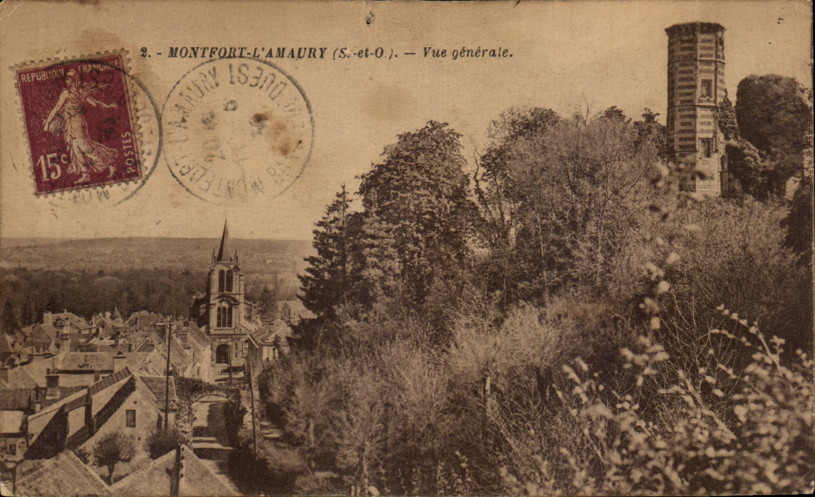 Montfort-l'Amaury (S.-et-O.) — Vista general — Librería Warrant
