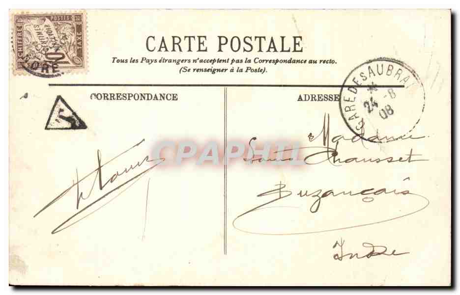 CPA Orleans Vue sur la Loire — Rückseite