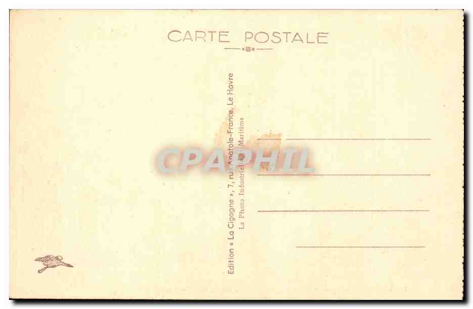 Normandie — Le plus grand paquebot du Monde de la Cie Générale Transatlantique — N° 6 - 37 — Reverso