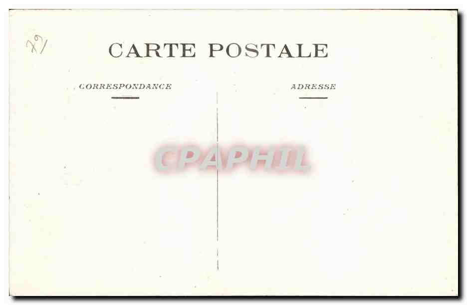 Cœur Sacré de Jésus — statue à Loublande (Deux-Sèvres) — éditeur non identifié, n° de série 27 — Verso