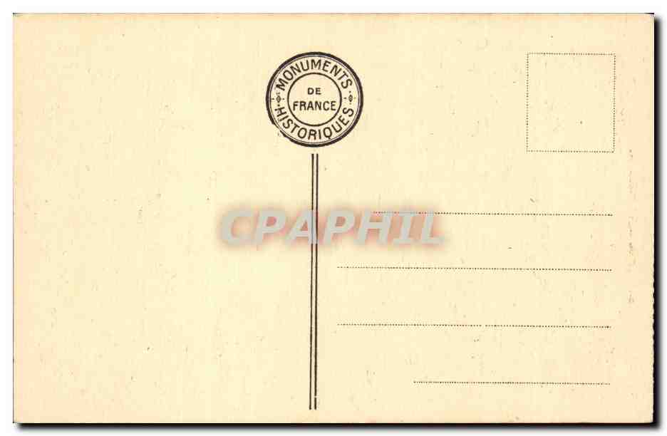 CPA Abbaye du Mont Saint Michel Crypte des gros piliers — Verso