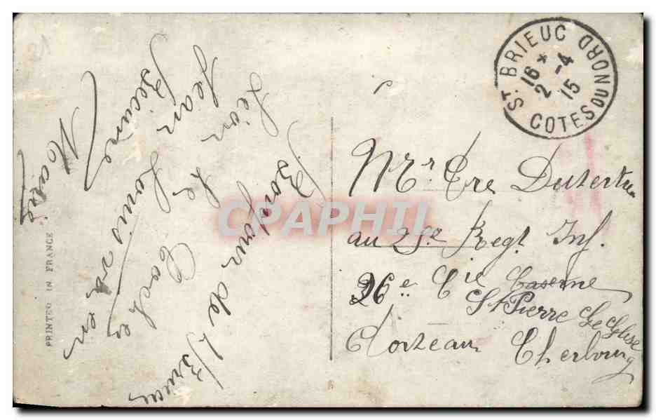 CPA Fantaisie Femme Infirmiere Nurse Militaria — Verso