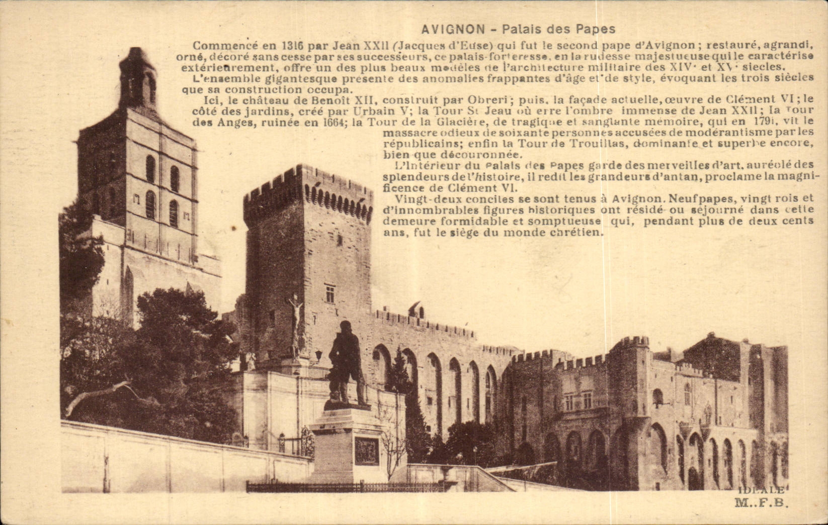 CPA Avignon Palais des Papes