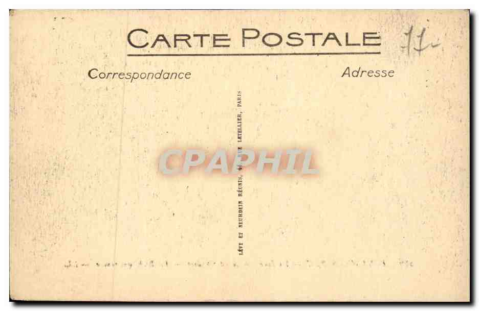 Fontainebleau — La Forêt — Mont Chauvet — La Roche qui remue — LL. — Reverso