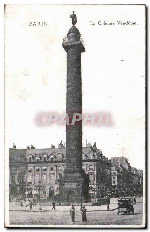 CPA Paris la colonne vendome