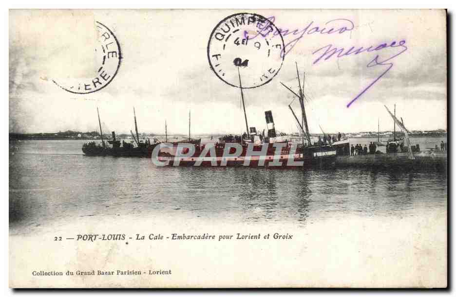 PORT-LOINS - La Cale - Embarcadère pour Lorient et Groix