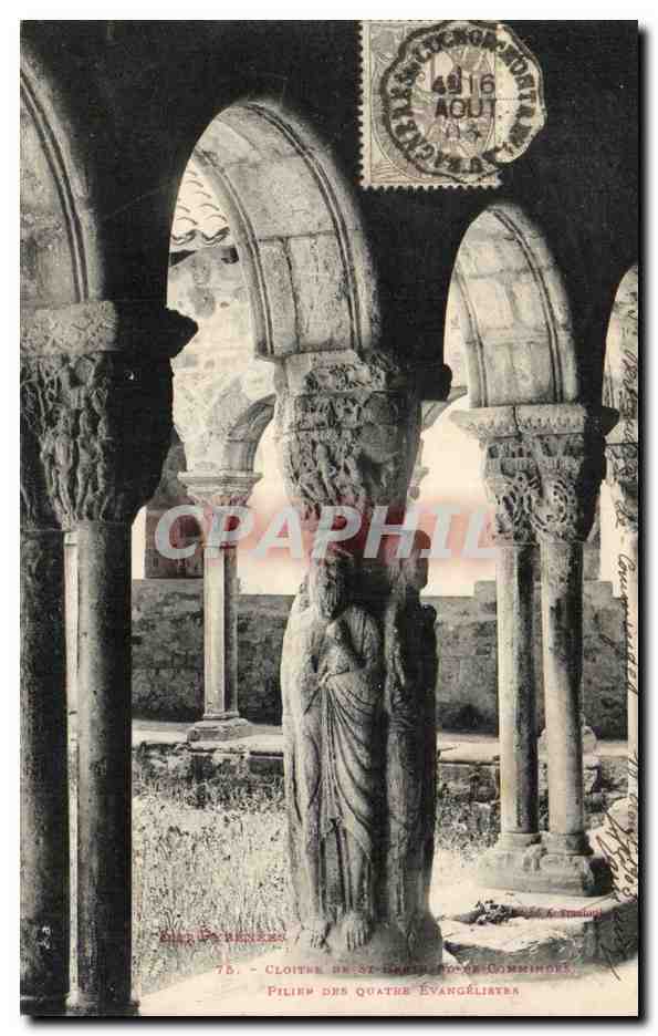 CPA Cloitre de St Bertrand de Comminges Pilier des quatre evangelistes