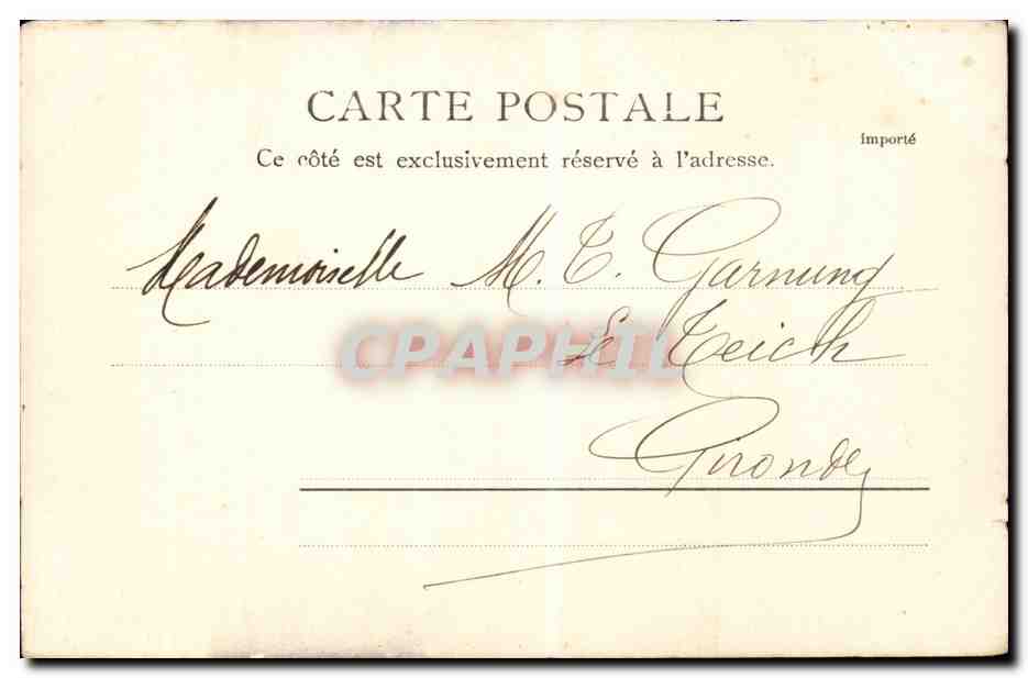 La Cathédrale — Bayonne — R.&J.D. 10584 K.22 — Verso