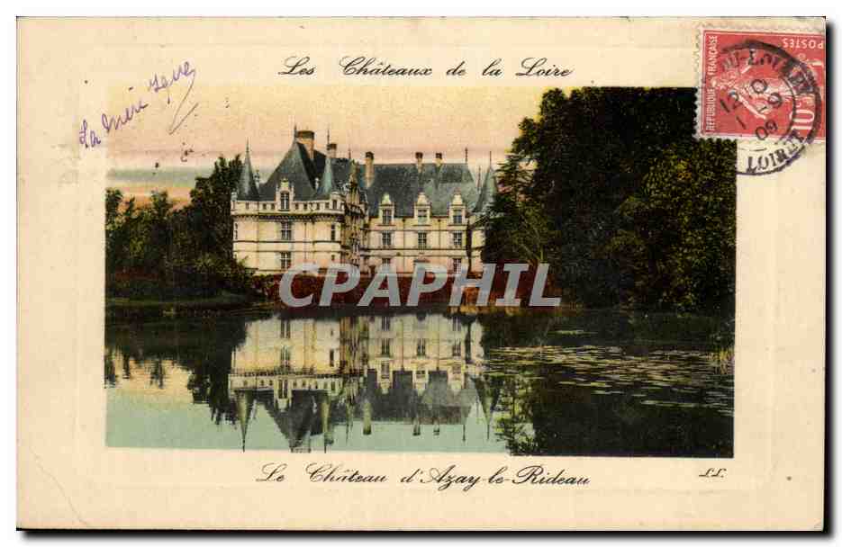 CPA Les chateaux de la loire Le chateau d'Azay le Rideau