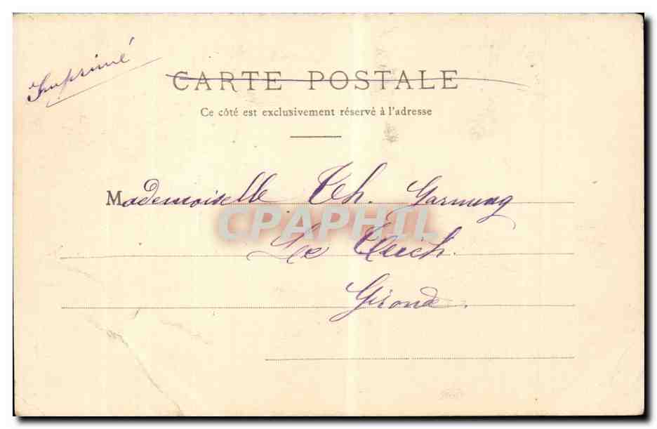 CPA Reims Pont d'Epernay — Rückseite