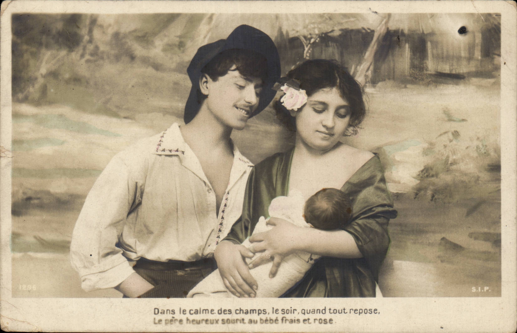 CPA Fantaisie Femme et enfant