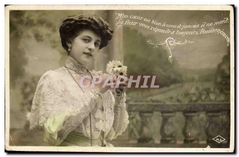 CPA Fantaisie Femme