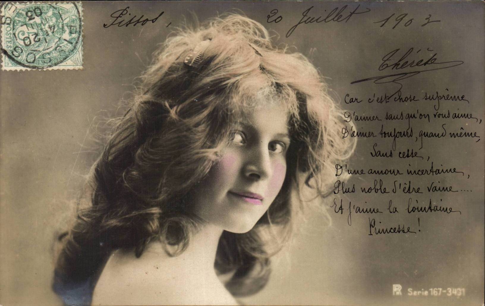 Jeune femme — portrait — R. Serie 167-3431