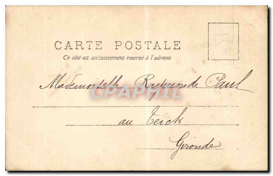 CPA Fantaisie Enfant Prise sur le fait — Rückseite