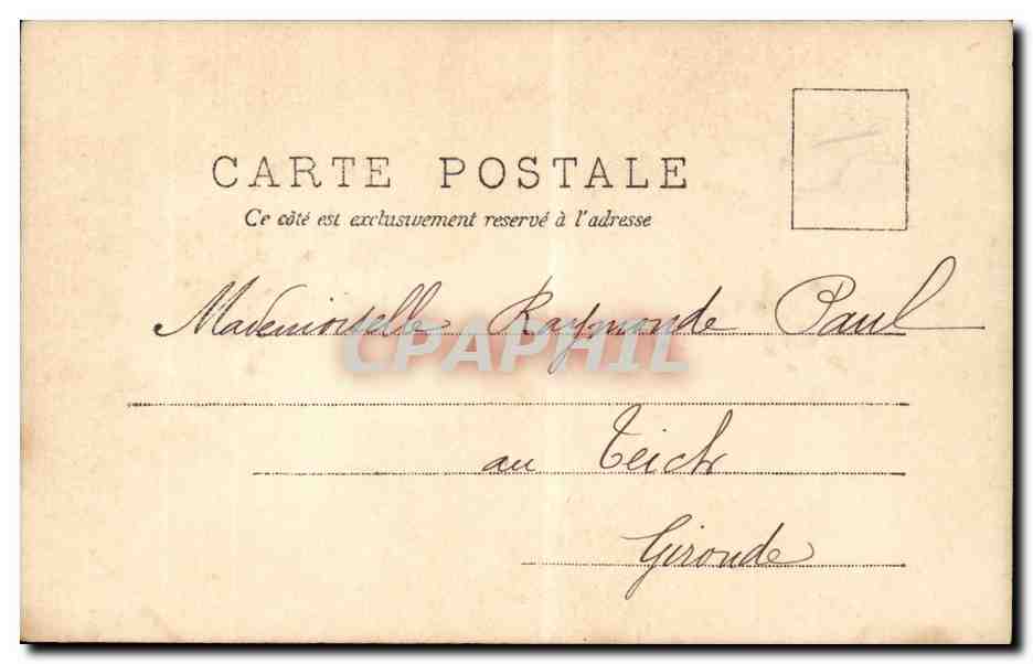CPA Fantaisie Enfant J'vais essayer d'en prendre — Rückseite