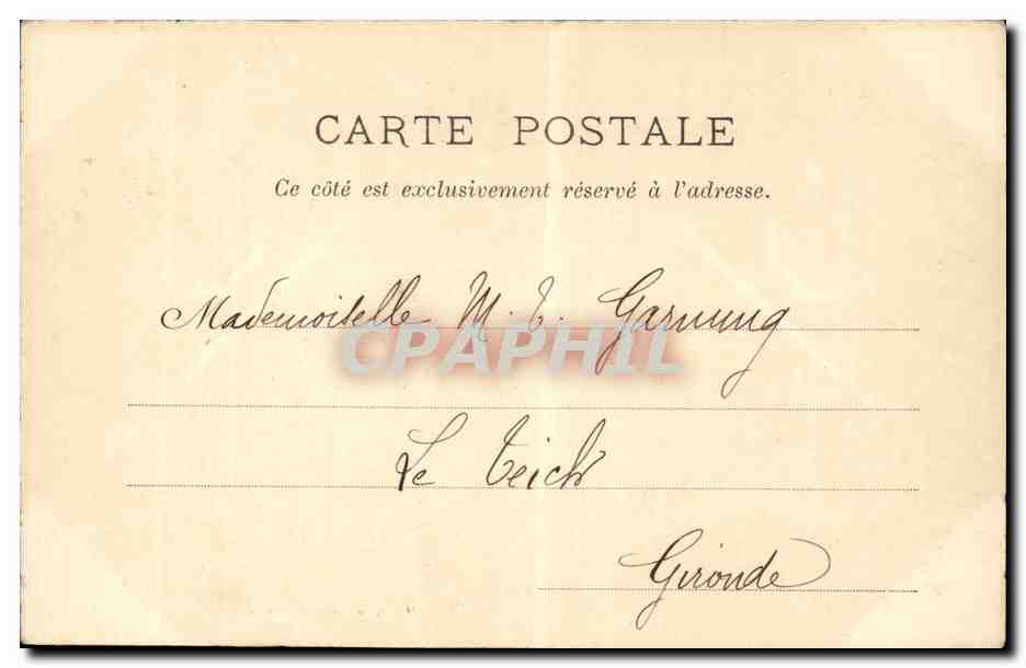 Peintre et Modèle — Edition Royer et Cie, Nancy — n°10 — Verso