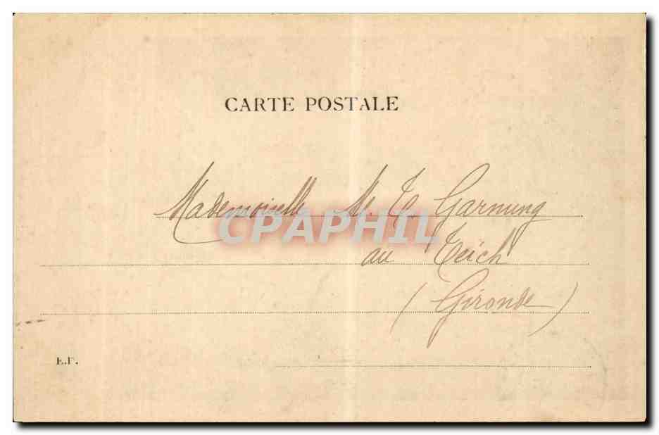 Le Crabe — scène de plage — E.P. (Éditeur Paris) — Verso