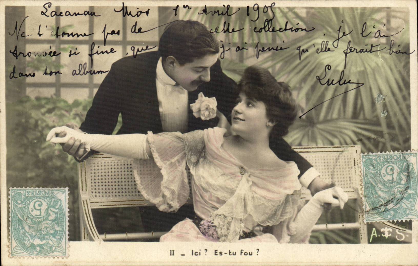 CPA Fantaisie Femme